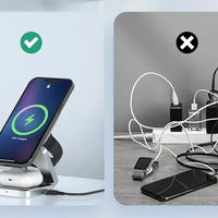 3-in-1 Drahtlose Ladestation – Smartphone, Smartwatch und Earbuds