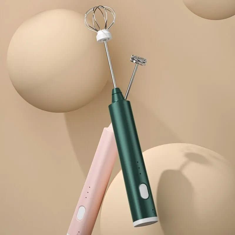USB-Aufladbarer Mini-Handmixer mit 3 Geschwindigkeitsstufen