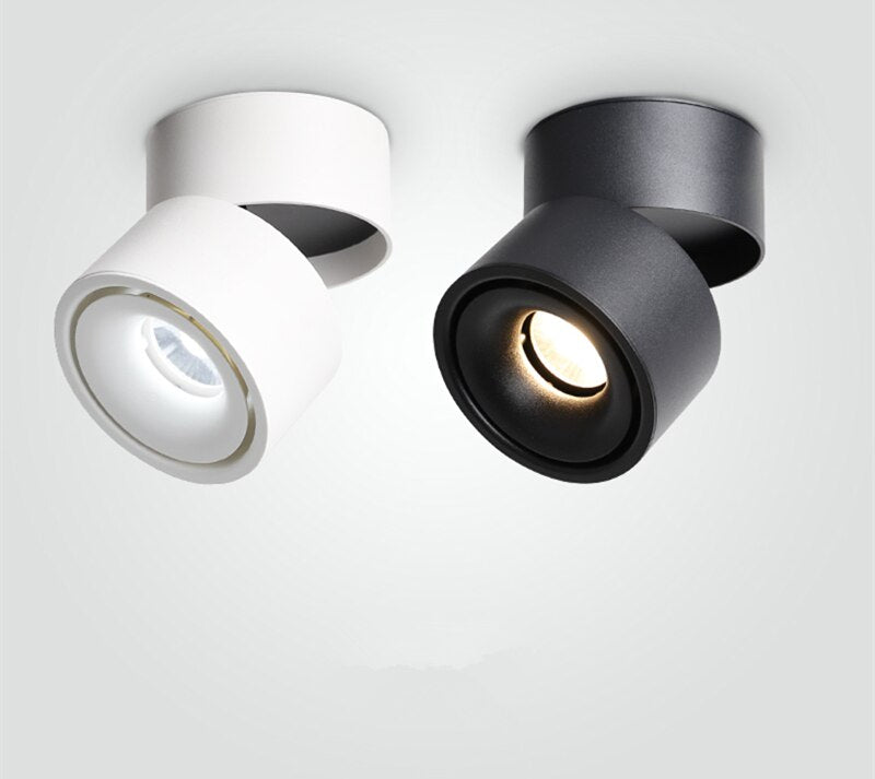 Schwenkbarer LED-Deckenstrahler – 350° Drehbar, Warmweiß