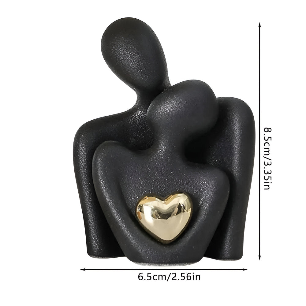 Minimalistische Paarfigur