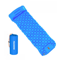 Aufblasbare Campingmatte mit Kissen – Leicht, Wasserdicht & Kompakt