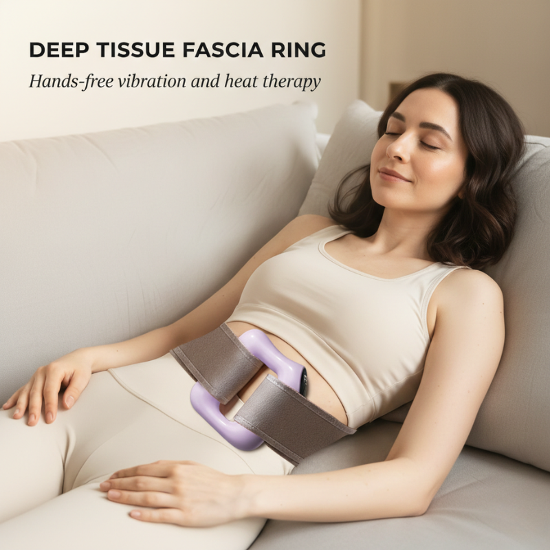 Vibrations-Massagegürtel mit Wärmefunktion – Freihändig