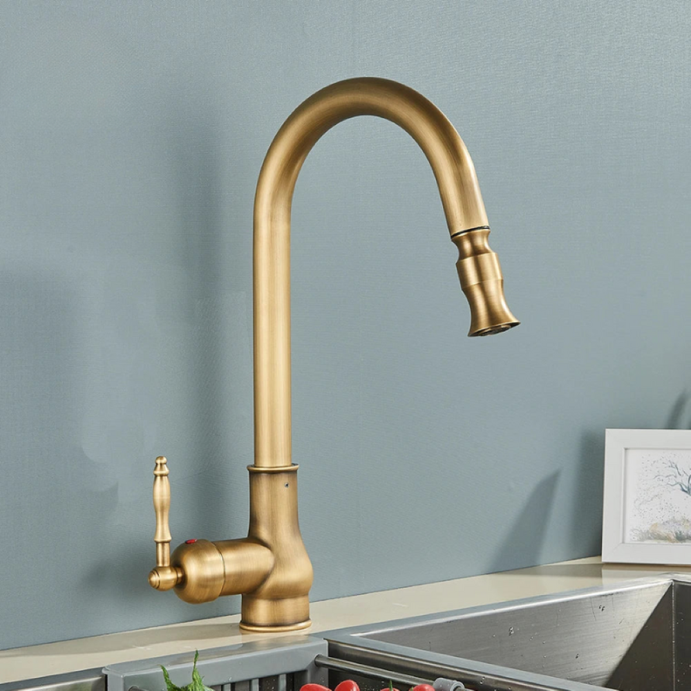 Retro Messing Küchenarmatur