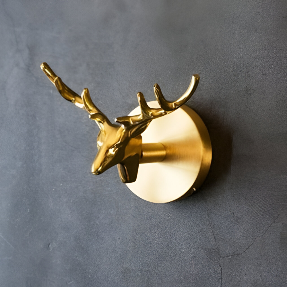 Tier-Wandhaken mit Goldfinish