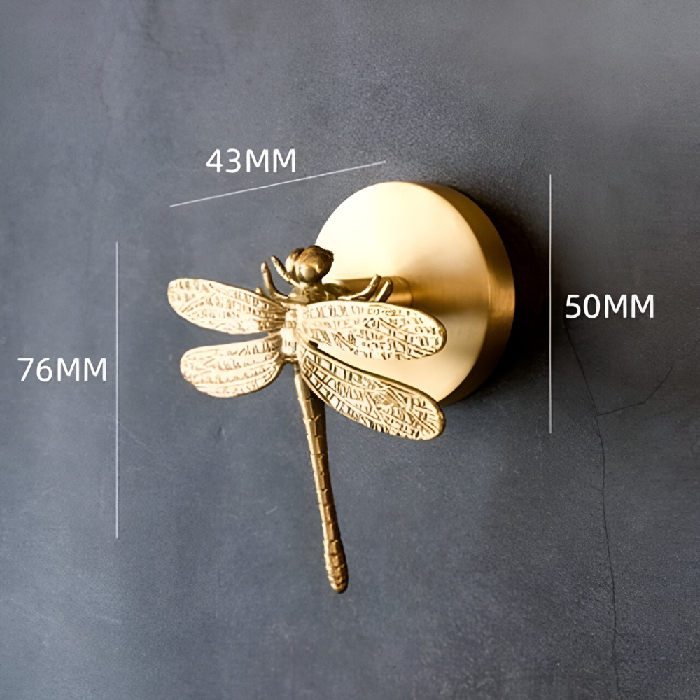 Tier-Wandhaken mit Goldfinish