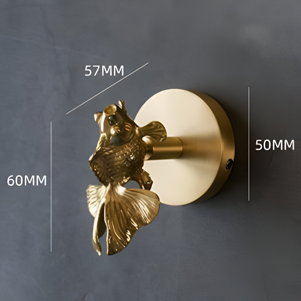 Tier-Wandhaken mit Goldfinish