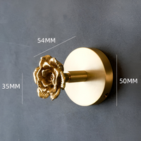 Tier-Wandhaken mit Goldfinish