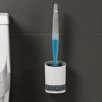 Silikon-Toilettenbürste mit Seifenspender – Hygienisch und Ohne Kontakt
