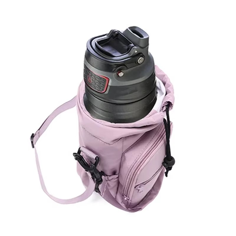 Trinkflasche Umhängetasche – Kompakte Schultertasche mit Flaschenhalter