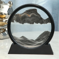 3D Sandbild Glas