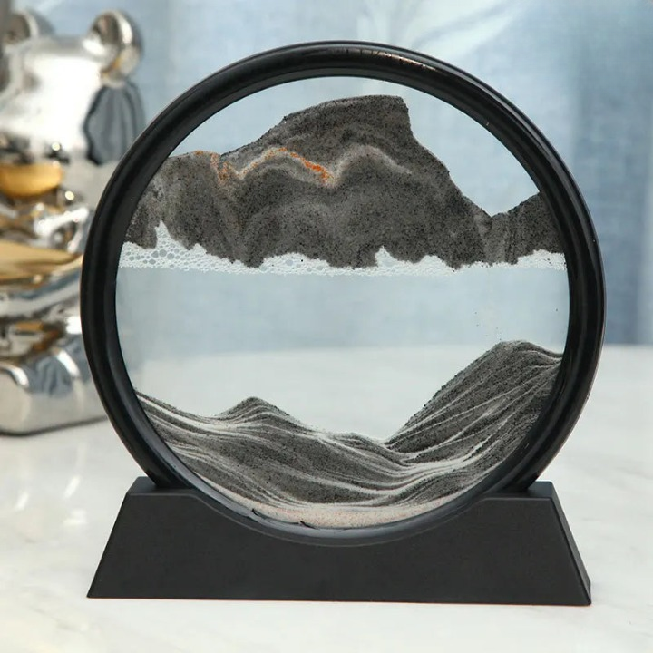 3D Sandbild Glas