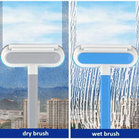 Fensterreinigungsbürste – Trocken & Nass für streifenfreies Glas
