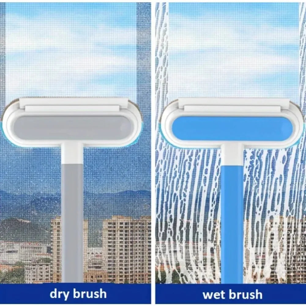 Fensterreinigungsbürste – Trocken & Nass für streifenfreies Glas
