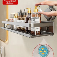 Badezimmerregal mit Saugnapf – Ohne Bohren