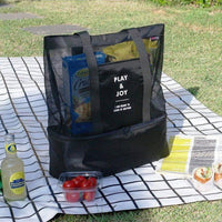 2-in-1-Strandtasche mit isoliertem Kühlfach