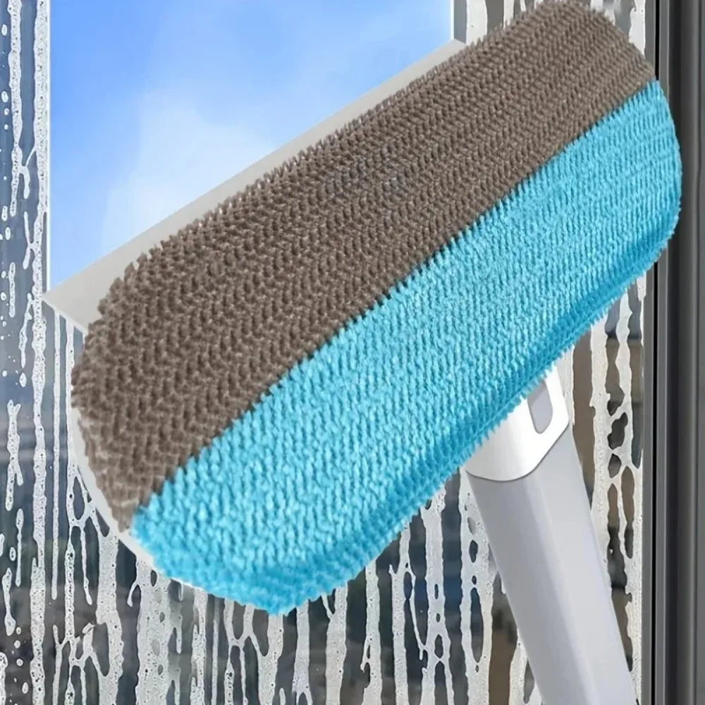 Fensterreinigungsbürste – Trocken & Nass für streifenfreies Glas