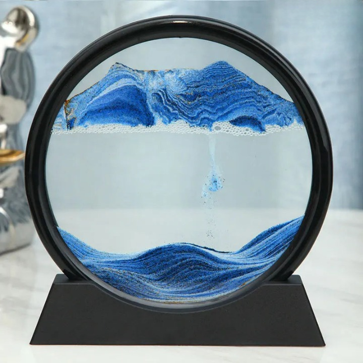 3D Sandbild Glas