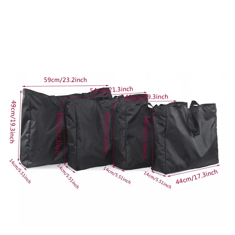 Faltbare Wasserfeste Reisetasche – 4 Größen, Schwarz oder Blau
