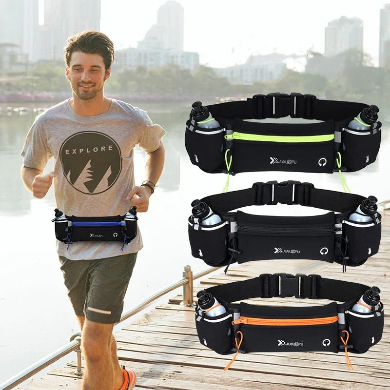 Laufgürtel mit Wasserflaschen – Freihändige Hydratation beim Sport