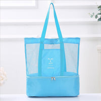 2-in-1-Strandtasche mit isoliertem Kühlfach
