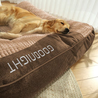 Orthopädisches Hundebett mit Rand – Kratzfest