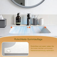 Saugstarke Steinmatte für Küche & Bad – Stilvoll, sauber und langlebig (2-teiliges Set)