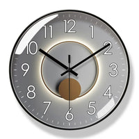 Leise Designer-Wanduhr