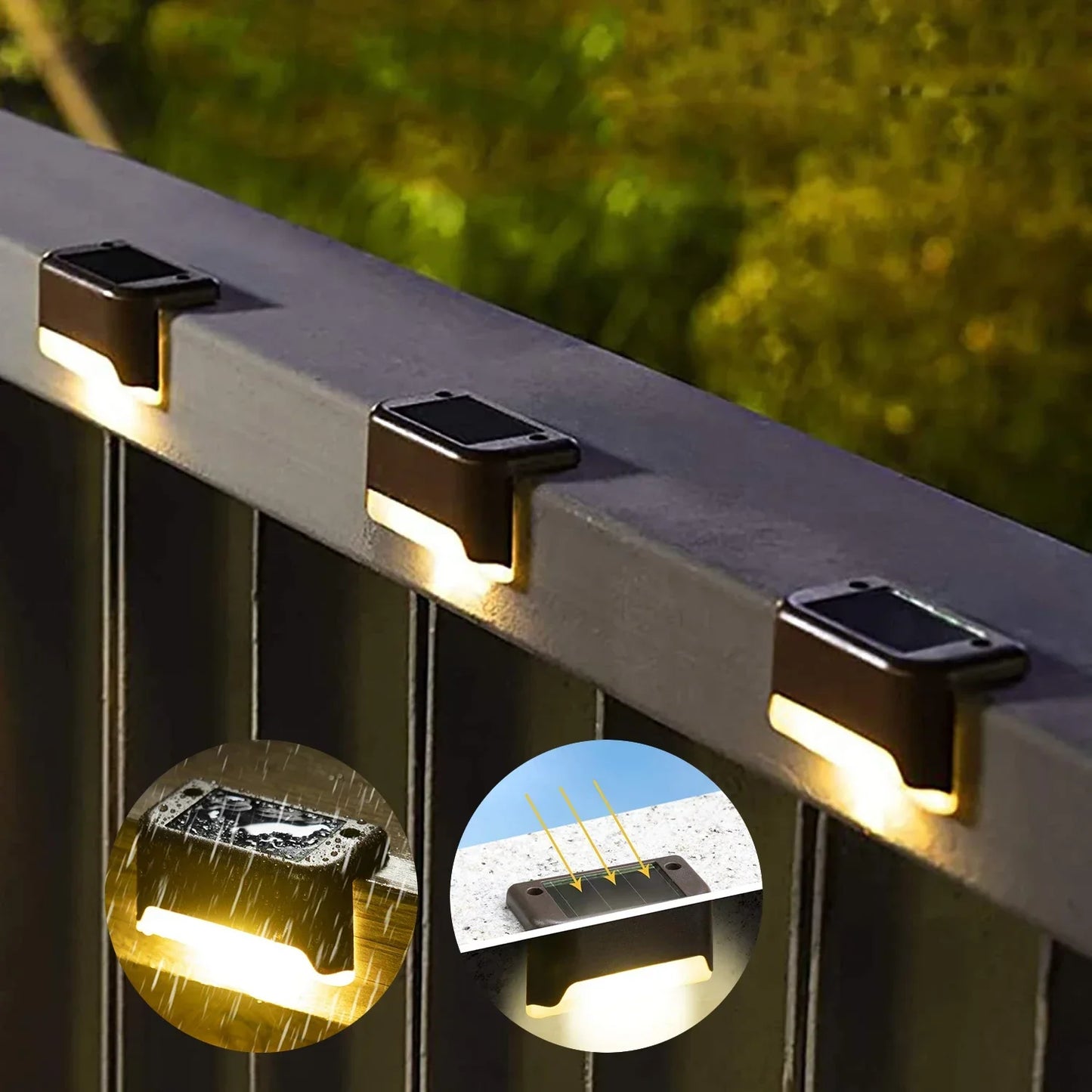 Solar-Stufenleuchte 8er-Set – Sicher unterwegs, schön beleuchtet