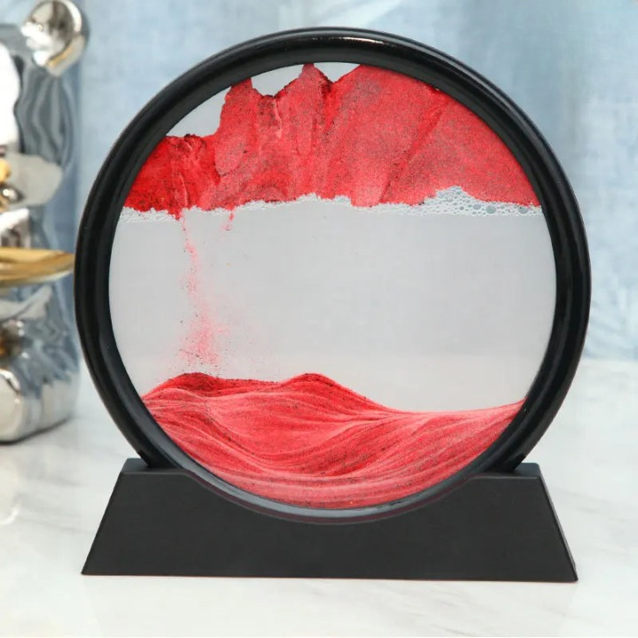 3D Sandbild Glas