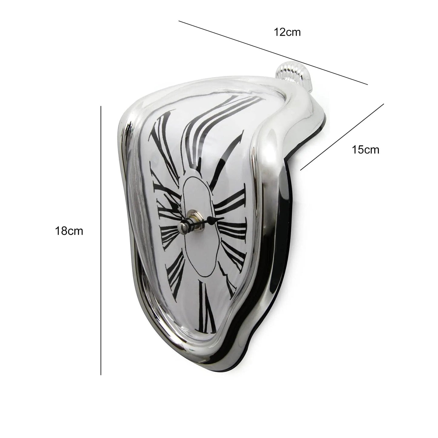 Schmelzende Vintage-Uhr — Inspiriert von der Illusion der Zeitverzerrung