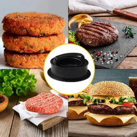 Burgerpresse mit Drehverschluss – Gleichmäßige Patties im Handumdrehen