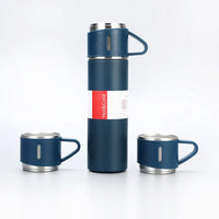 Thermoskanne Geschenkset mit 3 Bechern – Warm & Kalt, 500 ml
