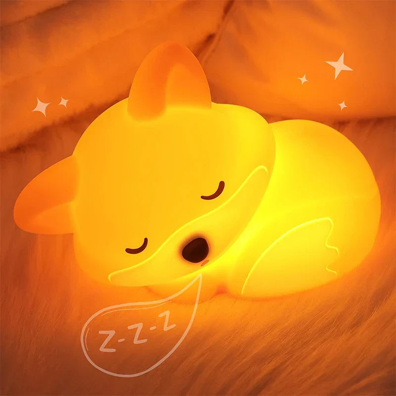 Fuchs Nachtlicht aus Silikon