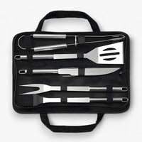 Edelstahl-Grillbesteck-Set mit Tragetasche – 3-teilig oder 5-teilig