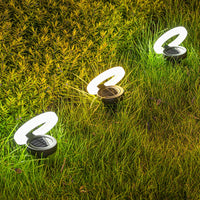 Solar-Gartenleuchte mit 360° schwenkbarem Leuchtkopf