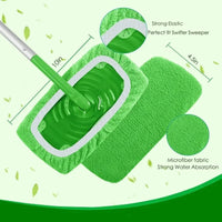 Mikrofaser-Mopp-Pads – Wiederverwendbar & Maschinenwaschbar (6er-Set)