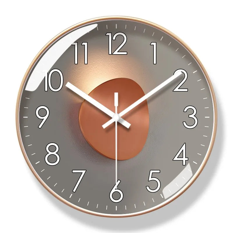 Leise Designer-Wanduhr