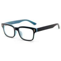 Blaulichtfilter-Brille – Eckiges Gestell mit klaren Gläsern