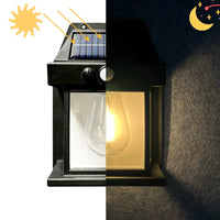 Solar-Laternenwandleuchte mit Bewegungsmelder – 2er-Set