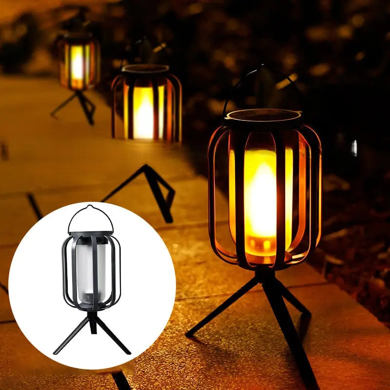 Solar Laterne mit 4 Einstellungen – Ideal für Camping & Gartenpartys