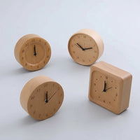 Wecker aus Buchenholz – Leises Uhrwerk, Minimales Design