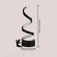 Spiral-LED-Tischlampe – Dimmbar mit Touchsteuerung