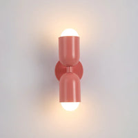 Doppelzylinder-Wandleuchte – Warmweißes Licht nach oben & unten