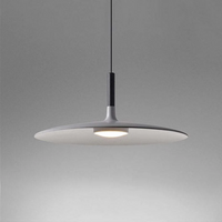 Moderne Weiße Metall-Hängeleuchte – LED, Höhenverstellbar