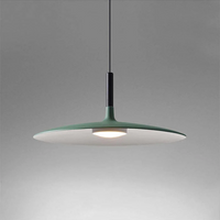 Moderne Weiße Metall-Hängeleuchte – LED, Höhenverstellbar