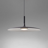 Moderne Weiße Metall-Hängeleuchte – LED, Höhenverstellbar
