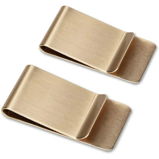Schlanke Geldklammer mit Kartenhalter – 2er-Set
