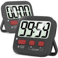 Digitaler Küchentimer mit großem Display – 2er-Set