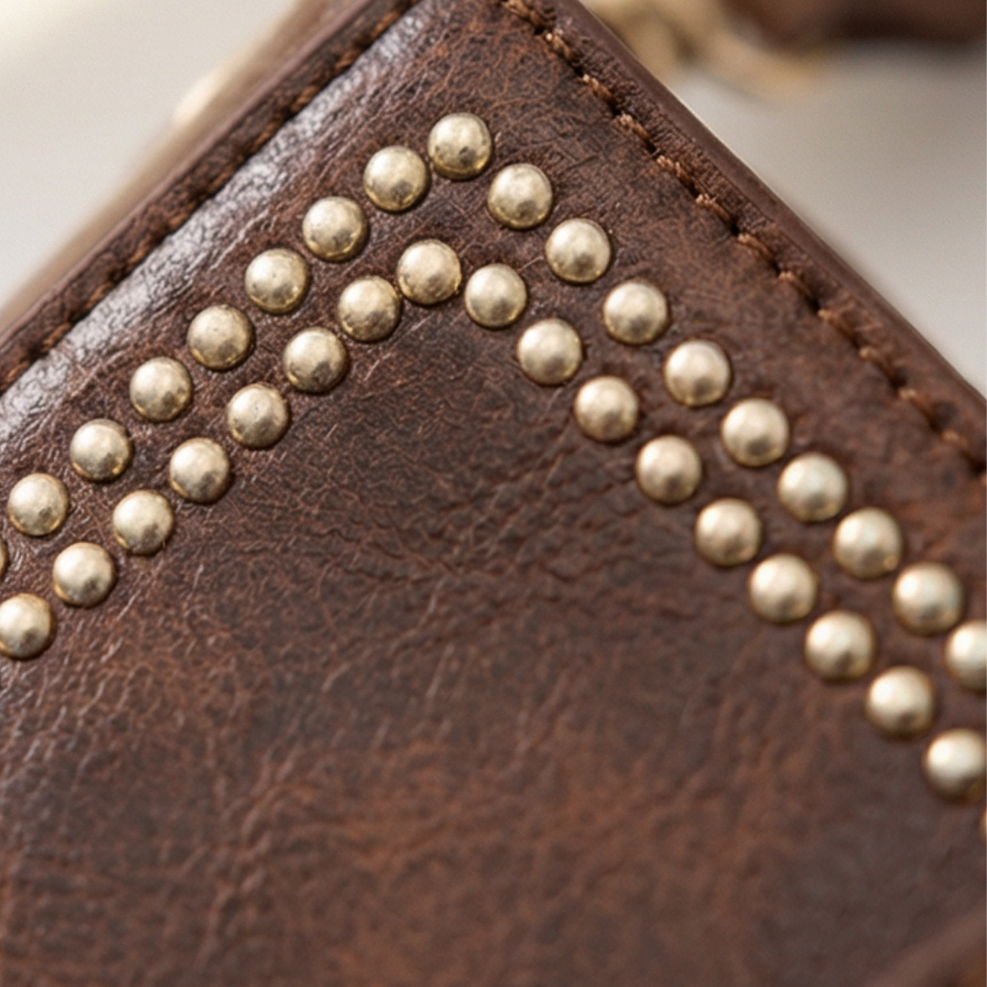 Vintage Crossbody-Beuteltasche mit gewebtem Kunsthandwerk-Träger