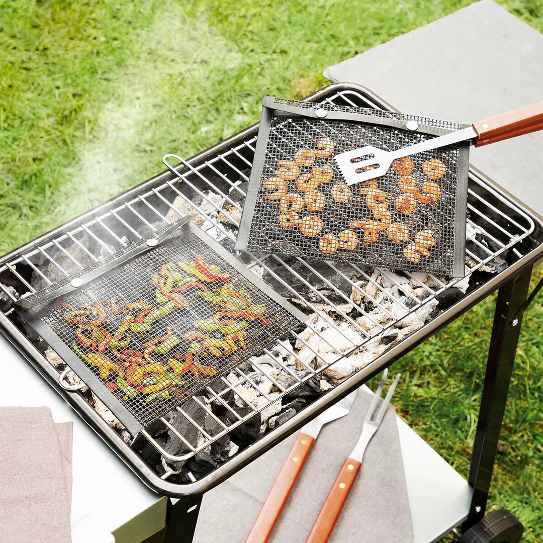 Antihaft-Grillbeutel 2er-Set – Gemüse und Meeresfrüchte einfach grillen